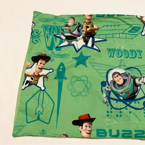 Toy Story Buzz Woody Pillowcases Homemade 21” x 13” Pillow Cases Lot of 2 - Picture 3 of 16